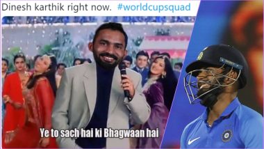 Funny Memes on Team India 15-Man Squad for ICC Cricket World Cup 2019 Will Make Rishabh Pant, Dinesh Karthik, Vijay Shankar & Ambati Rayudu Fans Laugh and Cry for Different Reasons!