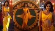 Disha Patani&rsquo;s Sexy Yellow Saree With Rope-Like Twisted Pallu in Bharat Song &lsquo;Slow Motion&rsquo; Sparks Debate Among Designers, Netizens!