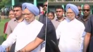 Ex-PM Manmohan Singh Casts Vote in Assam's Dispur in Lok Sabha Elections 2019 Phase 3