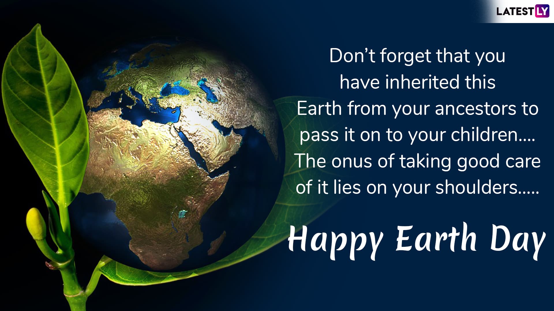 Earth Day 4/22/2019 - Blogs & Forums