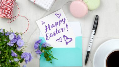 Easter Images With Quotes & HD Wallpapers for Free Download Online: Wish Happy Easter Sunday 2019 With GIF Greetings & WhatsApp Sticker Messages