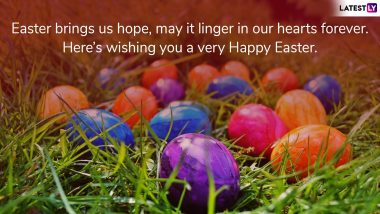 Easter Sunday 2019 Greetings: WhatsApp Stickers, SMS, GIF Images and Messages to Send on Pascha