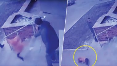 Ukrainian Father Arrested For Throwing Daughter Down The Stairs to Settle Her Fight with Little Brother Over Shopping Trolley