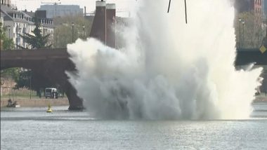 Germany Detonates WWII Bomb in Frankfurt River