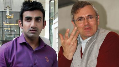 Gautam Gambhir, Omar Abdullah Engage In Twitter Spat Over Jammu And Kashmir; From 'Go To Pakistan' To 'Talk About IPL', Here's What The Two Tweeted