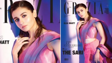 A Simple Saree and We Are Sold! Alia Bhatt is Here to Rule Your Hearts With Her New Photoshoot for Grazia India