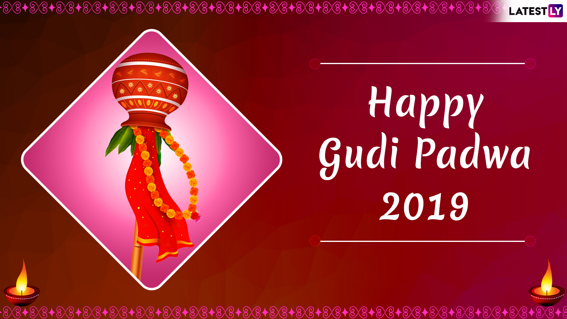 Gudi Padwa 2019 Images & Ugadi HD Photos for Free Download Online: Wish  Happy Marathi & Telugu New Year With GIF Greetings, WhatsApp Sticker  Messages & Wallpapers | ?? LatestLY