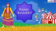 Happy Baisakhi 2019 Messages: WhatsApp Stickers, GIF Images, Vaisakhi Quotes & SMS to Send Punjabi New Year Greetings on Harvest Festival