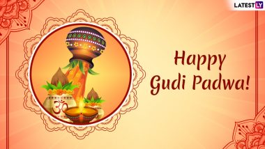 Happy Gudi Padwa 2019 Greetings: Ugadi WhatsApp Stickers, SMS, Messages, GIF Images to Wish On Maharashtrian New Year