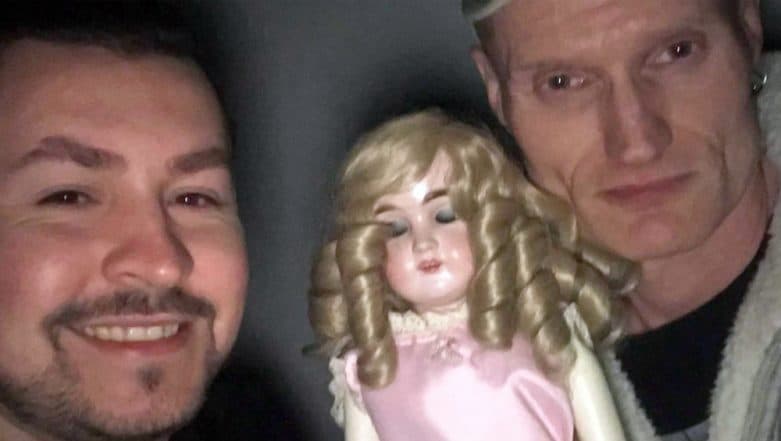 ‘Haunted’ 116-Year-Old Doll Blinks in Selfie with Ghost Hunters Despite ...