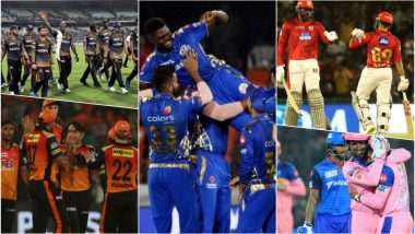 IPL 2019 Playoffs Qualification: MI, SRH, KKR, KXIP and RR Fighting for Last Two Slots in the Points Table