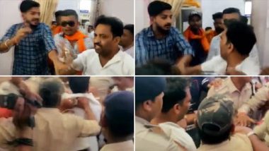 Pragya Singh Thakur Shown Black Flag During Roadshow, NCP Worker Thrashed; Watch Video