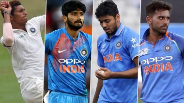 ICC World Cup 2019 Squad: BCCI Names Khaleel Ahmed, Navdeep Saini, Deepak Chahar and Avesh Khan as India's Net Bowlers for The Tournament