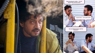 Angrezi Medium: Irrfan Khan and Director Homi Adajania's Banter from the Shoot is Hilariously Captured in This Picture