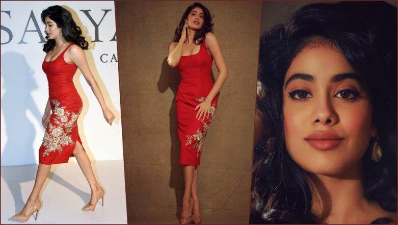 Janhvi Kapoor Looks Like a Million Bucks in This Red Sabyasachi ...