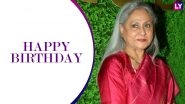 Happy Birthday Jaya Bachchan: 5 Best Films Of The Yesteryear Actress That are a Must-Watch