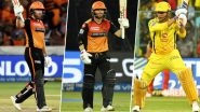 CSK vs SRH, IPL 2019 Match 41, Key Players: MS Dhoni, David Warner, Jonny Bairstow and Other Cricketers to Watch Out for at MA Chidambaram Stadium