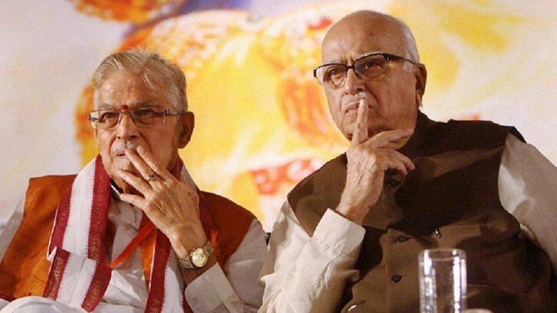 Ram Temple Foundation Stone Laying Ceremony in Ayodhya: LK Advani, Murli Manohar Joshi Yet to Get Formal Invites, May Attend 'Bhoomi Pujan' Via Video Conference