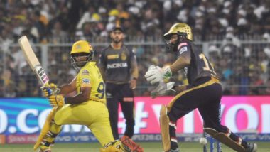 KKR vs CSK, Stat Highlights, IPL 2019: Imran Tahir’s Four Wickets & Ravindra Jadeja’s 31 Runs Help Chennai Super Kings Register Their Seventh Straight Win! (Watch Video)