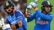 Virat Kohli is Wisden&rsquo;s Leading Cricketer in the World for the Third Consecutive Year, Smriti Mandhana Wins Women&rsquo;s Award