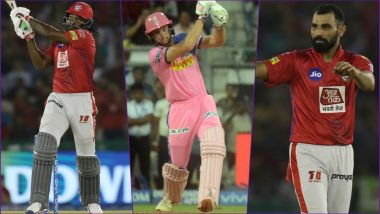 KXIP vs RR, IPL 2019 Match 32, Key Players: Chris Gayle to Jos Buttler to Mohammed Shami, These Cricketers Are to Watch Out for at PCA Stadium