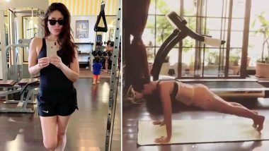 Kareena Kapoor Khan Performs 50 Suryanamaskars After Gym! Here’s How You Can Nail the Yoga Pose at Home (Watch Video)