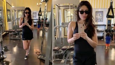 Taimur Ali Khan Photobombing Kareena Kapoor Khan's Hot Gym Selfie is Outright CUTE! (View Pic)