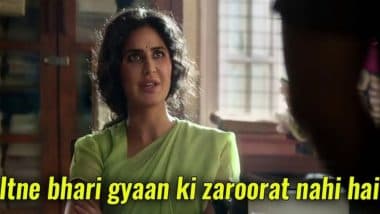 Bharat: Katrina Kaif's Dialogue 'Itne Bhari Gyaan Ki Zarurat Nahi Hai' Is The New One Liner Twitterati is Busy Making Memes Of!