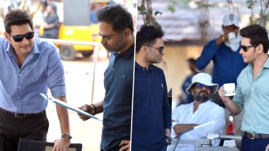 Mahesh Babu Looks Dapper in Blue! Superstar’s Pic From the Sets of Maharshi Goes Viral