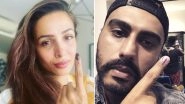 2019 Lok Sabha Elections: Lovebirds Malaika Arora and Arjun Kapoor Cast Their Votes in Mumbai (See Pics)