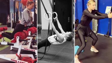 Maria Sharapova's Birthday Special: 5 Times When Russian Tennis Star Gave Us Major Fitness Goals! Watch Instagram Videos
