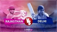 RR vs DC, IPL 2019 Highlights: Delhi Capitals Wins by Six Wickets