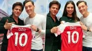 Shah Rukh Khan Appreciates the Hospitality of Arsenal Star Mesut Ozil and His Fiance Amine Gulse: Shares Picture With Them on Social Media