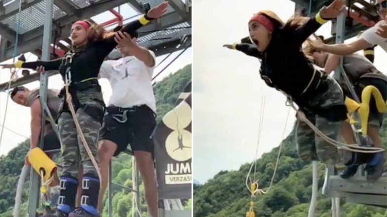 Monali Thakur's Bungee Jumping Slow-Mo Video Will Give You An Instant Dose Of Thrills!