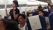 Mosquito Menace on IndiGo Flight! Viral Video Shows Air Hostess Killing Mosquitoes With Bat as Passengers Complain