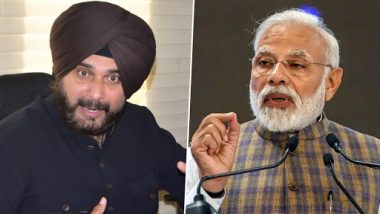 Navjot Singh Sidhu Takes Jibe at PM Narendra Modi in Lok Sabha Rally, Says 'PM Modi Makes People Do Yoga By Keeping Their Plates Empty', Watch Video