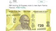 New Rs 20 Note Funny Memes: From Aam Panna to Haldiram, Twitterati Get Innovative in Their Reactions to RBI's Latest Introduction!