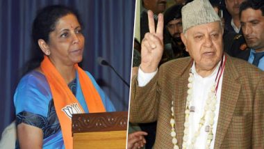 Article 370 Row: Nirmala Sitharaman Advises Farooq Abdullah to Engage in Meaningful Discussions Instead of Issuing Threats