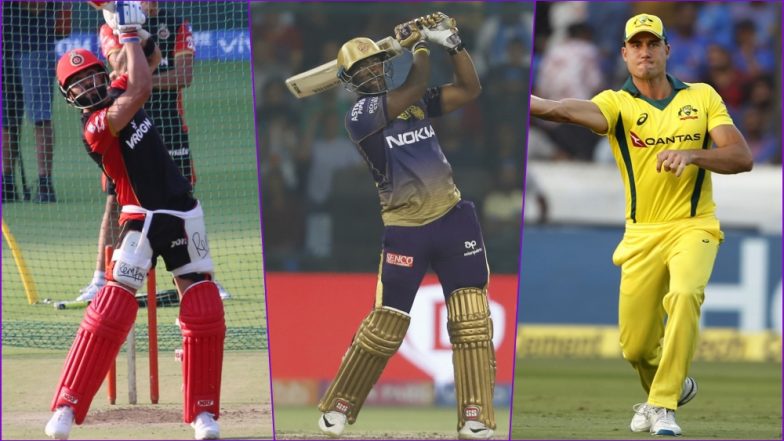 RCB vs KKR, IPL 2019 Match 17, Key Players: Virat Kohli to Andre Russell to Marcus Stoinis, These Cricketers Are to Watch Out for at M Chinnaswamy