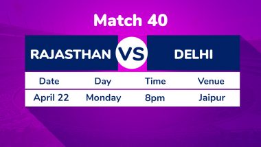 RR vs DC, IPL 2019 Match 40 Preview: Rajasthan Royals Aim to Retain Winning Momentum Against Delhi Capitals