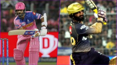 KKR vs RR Head-to-Head Record: Ahead of IPL 2019 Clash, Here Are Match Results of Last 5 Kolkata Knight Riders vs Rajasthan Royals Encounters!