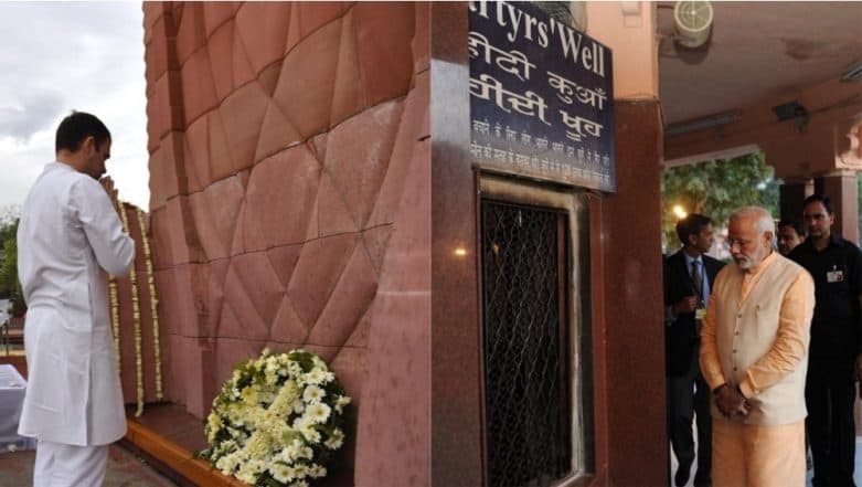 Jallianwala Bagh Massacre Centenary: PM Narendra Modi, Rahul Gandhi Pay Tributes to Martyrs Jallianwala Bagh Massacre Centenary: PM Narendra Modi, Rahul Gandhi Pay Tributes to Martyrs