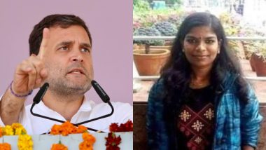 Rahul Gandhi Congratulates Sreedhanya Suresh, Tribal Woman From Wayanad to Clear 2018 UPSC Exam
