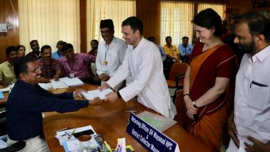 Rahul Gandhi's Wayanad Candidature Challenged Ahead of Phase 3 Lok Sabha Elections; NDA's T Vellappally Writes to EC, Seeks Review