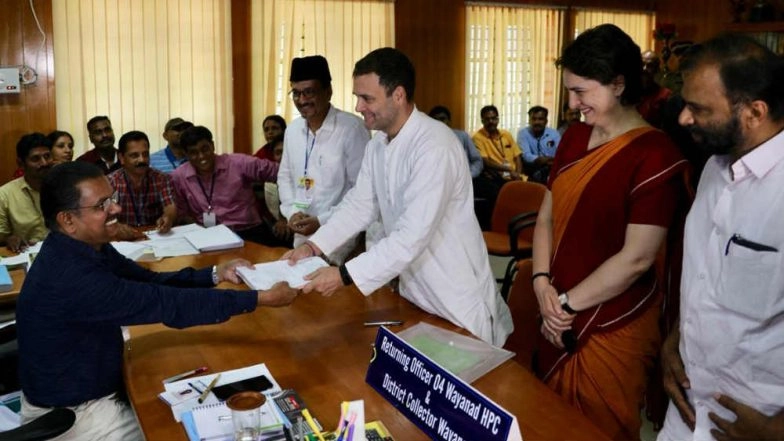 Rahul Gandhi Has Net Worth of Rs 15.88 Crore, Income Grew Rs 6.4 Crore in 5 Years, Says Congress Chief's Lok Sabha Election 2019 Affidavit