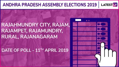 Rajahmundry City, Rajam, Rajampet, Rajamundry Rural, Rajanagaram Assembly Elections 2019 Results: Candidates, Names of Winning MLAs of Andhra Pradesh Vidhan Sabha Seats