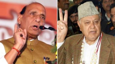 Article 370 Row: Rajnath Singh Faces Off With Farooq Abdullah, Says 'No Option But to Abolish Article 370 & 35A'