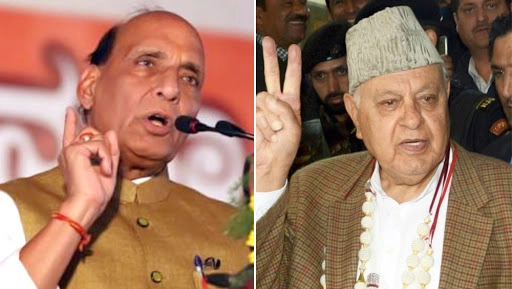 Article 370 Row: Rajnath Singh Faces Off With Farooq Abdullah, Says 'No Option But to Abolish Article 370 & 35A'