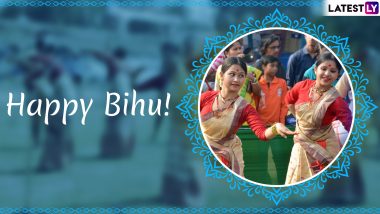 Rongali Bihu Images & Bohag Bihu HD Wallpapers for Free Download Online: Wish Happy Assamese New Year 2019 With GIF Greetings & WhatsApp Sticker Messages