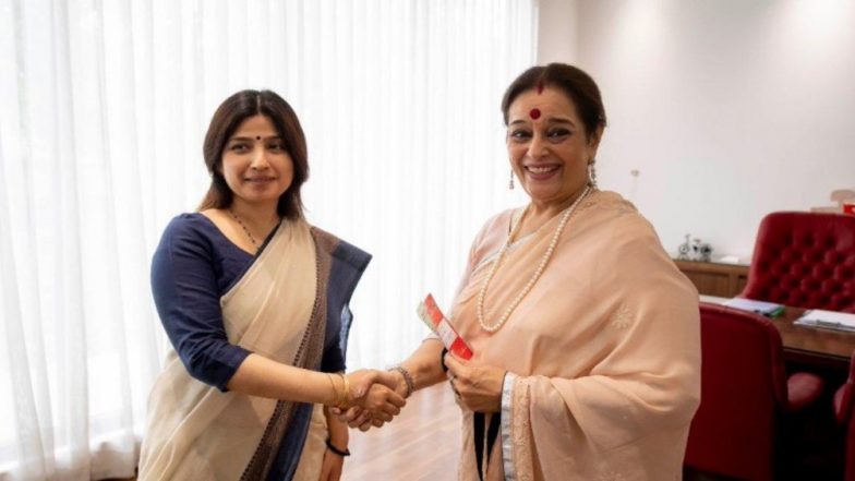 Shatrughan Sinha’s Wife Poonam Sinha Joins Samajwadi Party; Likely to Contest Against Rajnath Singh From Lucknow